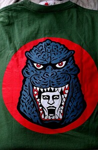 ロンTシャツ PUNK DRUNKERS ゴジラGODZILLA パンクドランカーズ 東宝　怪獣 