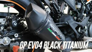 イタリア GPR GP EVO4 BLACK TITANIUM 公道仕様スリップオン BMW F800GS 2016/2018