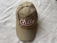 chile チリ　帽子　野球キャップ　刺繍ロゴ　アウトドア　古着　usa