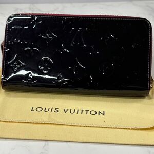 現行　ルイヴィトン　LOUIS VUITTON ヴェルニ　財布　長財布　ジッピーウォレット　レディース　