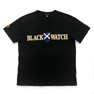 ラルフローレン BLACK WATCH Tシャツ L プリント ポロ ブラック ウォッチ アメリカ 企画