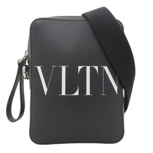 ヴァレンティノ VALENTINO ショルダーバッグ VLTN レザー ブラック 5Y2B0943WJW 中古 新入荷 OB2104