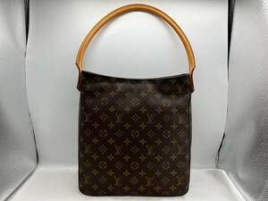 sk9420080/外観美品 LOUIS VUITTON ルイヴィトン モノグラム ルーピング GM ワンハンドルバッグ 肩掛け ブランドバッグ LV