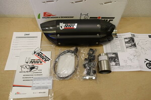 小傷★MIVV YZF-R6 (17-23) SPORT SUONO スリップオンマフラー ブラックステンカバー カーボンエンド 1.8kg 定価126,586円 Y.063.L9 6