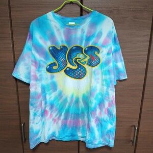 YES イエス バンドTシャツ TOUR 2013 ツアーTシャツ タイダイ