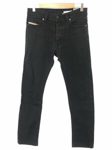 DIESEL ディーゼル TEPPHAR SLIM CRROT ストレッチスリムデニムパンツ ブラック 27 ITSUO43IMQP6