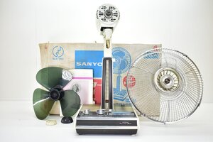 SANYO EF-6KZ 30cm 3枚羽根 扇風機[サンヨー][三洋電機][お座敷扇][アンティーク][昭和レトロ][当時物]37M