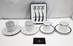 §　A58456　MIKIMOTO カップ＆ソーサー カトラリー まとめ ティースプーン コーヒーカップ 中古品 洋食器 骨董品 コレクション