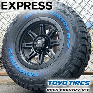 新品 シボレー エクスプレス EXPRESS 17インチタイヤホイール TOYO OPENCOUNTRY RT 265/65R17 265/70R17 285/70R17 ホワイトレター