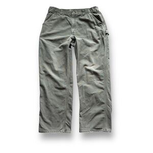 Carhartt カーハート　フェード　ダック ペインターパンツ　メキシコ製　モスグリーン　w36 ウエスト90cm