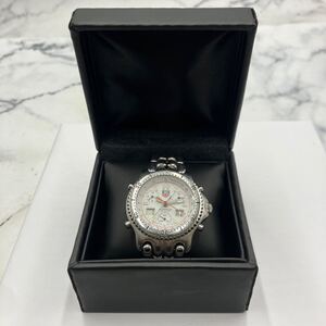 ★【売り切り】TAG HEUER タグホイヤー セナモデル CG1111-0 プロフェッショナル クォーツ クロノグラフ アナデジ ホワイト文字盤 現状品