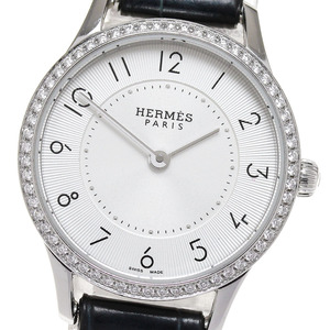 エルメス HERMES CA2.130 スリムドゥ ダイヤベゼル クォーツ レディース _841732