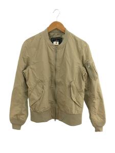 ALPHA INDUSTRIES◆フライトジャケット/S/コットン/KHK