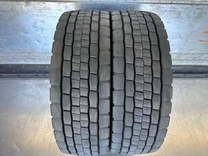 DUNLOP 215/70R17.5 123/121J DECTES SP680 バリ山ミックス2本、2020年、13.60mm前後