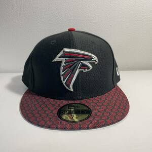 新品　ニューエラ キャップ 59FIFTY アトランタ ファルコンズ NFL ブラック NEW ERA ATLANTA FALCONS 黒　帽子　7 1/2