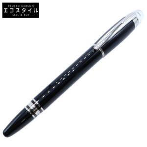 1円 新品同様 MONTBLANC モンブラン ペン先14K スターウォーカー 万年筆 ブラック メンズ レディース 付属品あり