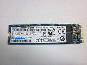 San Disk SATAⅢ SSD 128GB 中古品