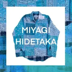 MIYAGI HIDETAKA　 Bandana shirt ／バンダナシャツ