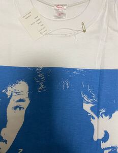 （新品未開封Tシャツ）ダウンタウンTシャツ2 青　松本人志、浜田雅功