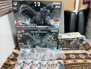 一番くじ ゴジラ 70th Anniversary A賞 B ラストワン賞　ゴジラ　フィギュアコンプリートセット　未開封 C賞 D賞 E賞9個 画像3付き