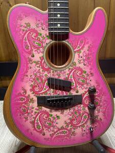 Fender USA（フェンダー）Limited Edition American Acoustasonic Telecaster Pink Paisley/エレアコ/アコギ/新品/全国一律送料無料