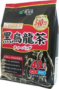 国太楼 豊かな濃く 黒烏龍茶 ティーバッグ (5g×40P)×2個