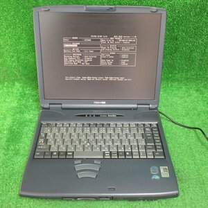 [4022]★Windows98当時物★東芝 2270 SA65C/4 PA-SA65C4C81 Celeron 646MHz HDDなし メモリ？ CD-ROM 14.1インチ BIOS OK ジャンク