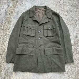 【M】スウェーデン軍 M39 ウールジャケット グレー■ビンテージ ユーロミリタリー 40s/50s WW2 104 ヘビーアウター