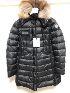 送料無料 未使用 MONCLER HERMIFUR モンクレール エルミファー ブラック 4 ダウンジャケット ダウン コート 正規品 国内定価368500円 ①