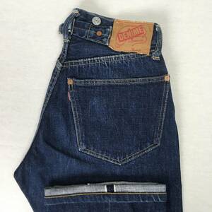 【旧】DENIME ドゥニーム ORIZZONTI オリゾンティ Cタイプ シンチバック サスペンダーボタン W28 日本製 赤タブ セルビッチ 黄耳 紙パッチ