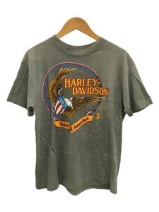 HARLEY DAVIDSON◆Tシャツ/L/コットン/GRY