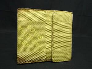 1円 LOUIS VUITTON ルイヴィトン M80639 ヴィトンカップ LVカップ 2003年限定 三つ折り 財布 ウォレット ライトグリーン系 BJ6776