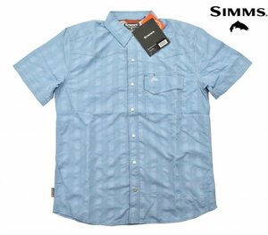 送料無料4★Simms★シムス Big Sky 半袖シャツ size:S フェイディッドデニム