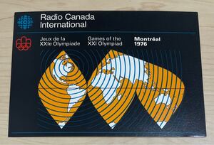 ラジオカナダ Radio Canada ベリカード 1976年 モントリオールオリンピック記念カード BCL 