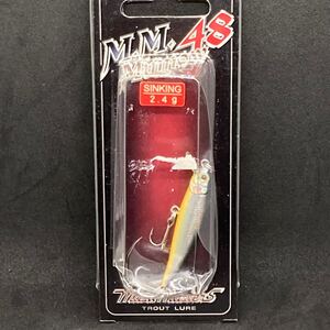 新品　マスマスターズ　ミノー　MASU MASTARS MM MINNOW パッケージ破損　トラウト