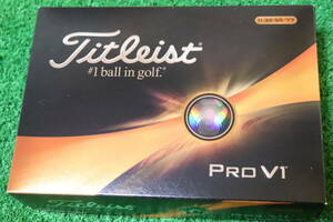 タイトリスト　ＰｒｏＶ１　最新２３年モデル（日本モデル）　新品未使用　１ダース　　ダブルナンバー