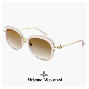 新品 レディース ヴィヴィアン ウエストウッド サングラス 41-5001 c03 54mm Vivienne Westwood セル巻き メタル オーバル バタフライ 型