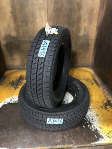 【未使用タイヤ A1496】2019年製 ブリヂストン 215/70R17.5 118/116L BLIZZAK W979　2本セット