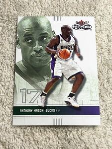 アンソニーメイソン Anthony Mason 2002 Fleer Force #145 Milwaukee Bucks