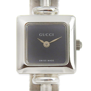 GUCCI グッチ 1900L 腕時計 SS クオーツ アナログ表示 レディース 黒文字盤【I180324031】中古