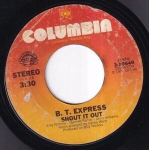 B.T. Express - Shout It Out / Ride On B.T. (C) SF-J675