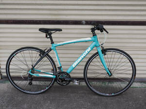 Q●BIANCHI ビアンキ クロスバイク カメレオンテスポーツ 470mm 9x3速 700C 状態良好