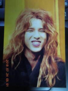 YOSHIKI 写真 ブロマイド 77 / X JAPAN