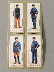チリ 1981年 1879年の軍服 B05-109