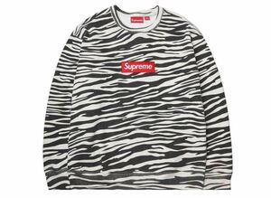 Supreme Box Logo Crewneck Zebra シュプリーム ボックス ロゴ クルーネック ゼブラ