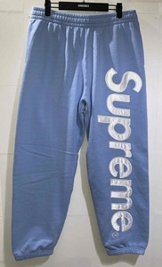 Supreme 24aw Satin Applique Sweatpant Lサイズ シュプリーム サテンアップリケスウェットパンツ