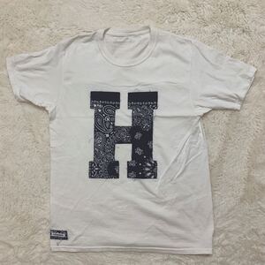 ハリウッドランチマーケット　H.R.REMAKE バンダナ半袖 TシャツMサイズ