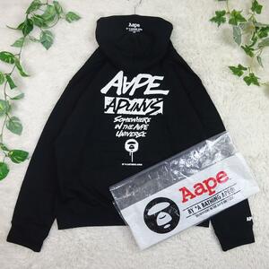 新品未使用品　A BATHING APE　アベイシングエイプ　AAPE APUNVS　プルオーバーパーカー　ビッグシルエット　XXXL　大きいサイズ