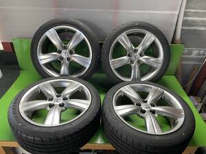 〇バリ溝　売り切り＊レクサス純正ホイール　18インチ　225/45R18　2021年　18ｘ8.0J+45　ハブ60　GS　カムリ　5/114.3