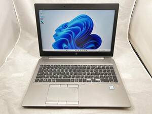 #300654 HP ZBook 15 G6 Mobile Workstation (Core i7-9750H_32GB_512GB NVMe SSD_15.6インチ FHD_Quadro T1000_無線,BT_Win11 Pro)